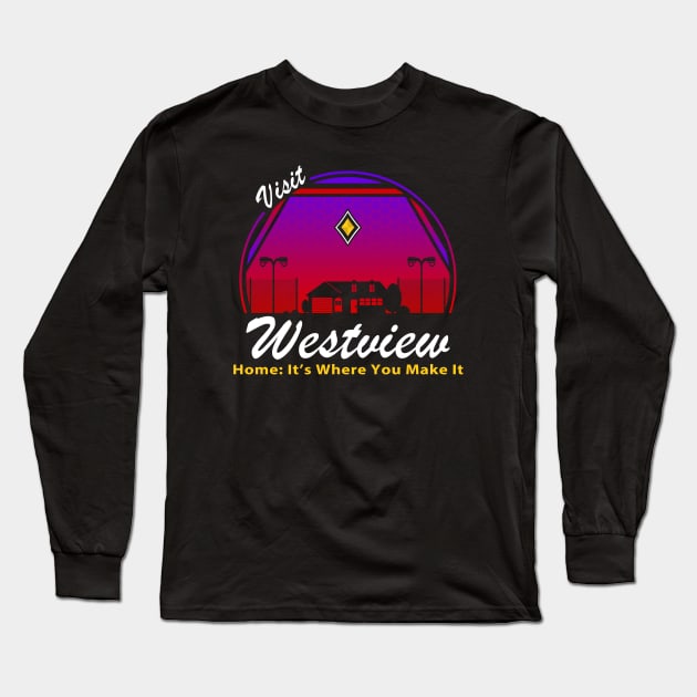 Visit Westview Long Sleeve T-Shirt by Apgar Arts